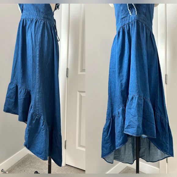 NWT Molly Bracken Ruffle Trim Woven Dress – Sz S - Picture 7 of 16